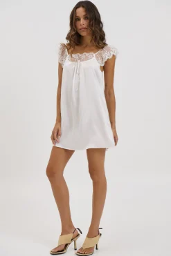 11:11 Mini Dress Pearl