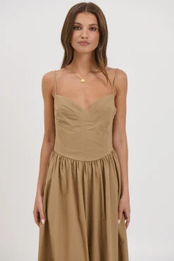 Abbie Maxi Dress Latte