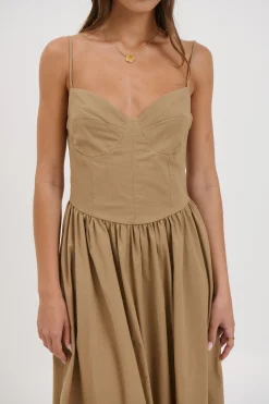 Abbie Maxi Dress Latte
