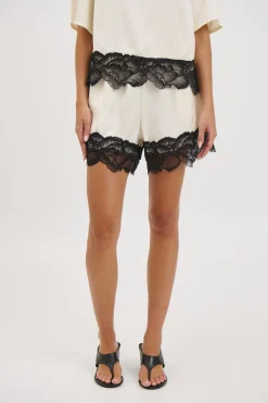 Alias Lace Trim Short White