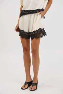 Alias Lace Trim Short White