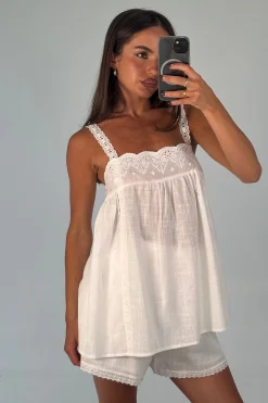 Alora Lace Set White