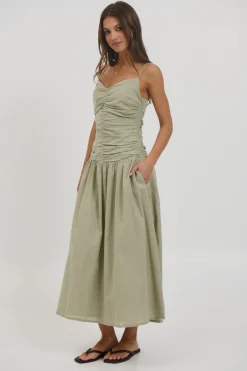 Amity Midi Dress Sage
