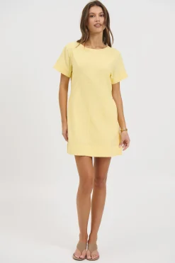 Amy Mini Dress Lemon