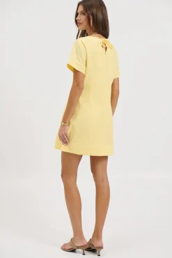 Amy Mini Dress Lemon