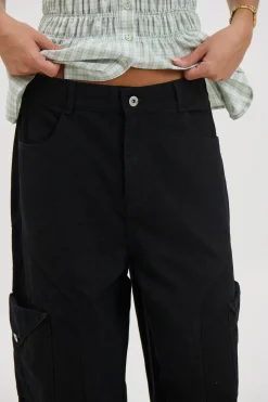 Annie Cargo Pant Black