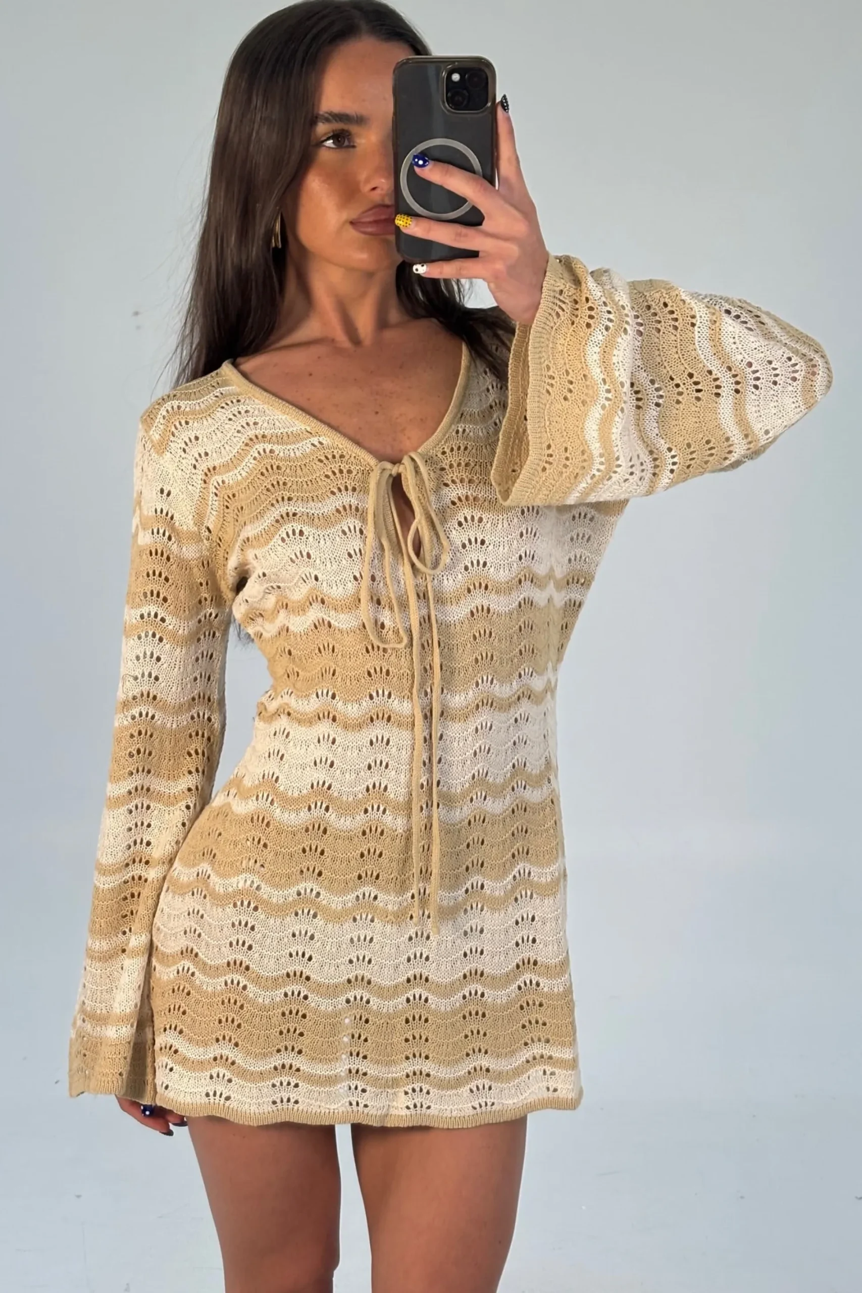 Aria Mini Dress Sand