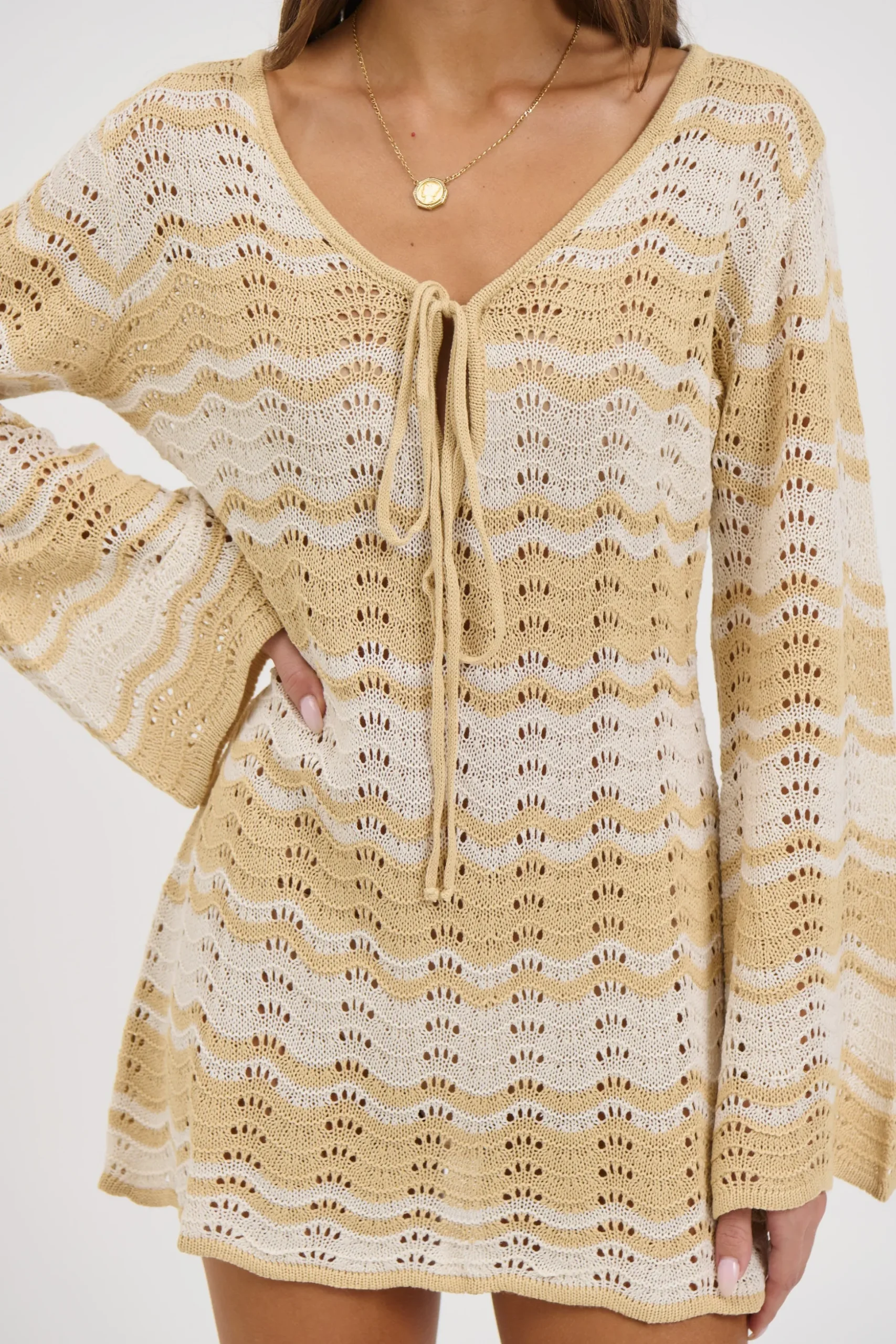 Aria Mini Dress Sand