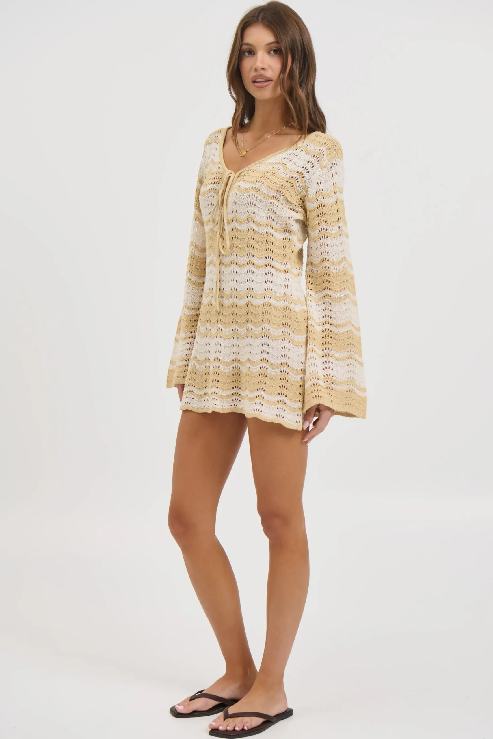 Aria Mini Dress Sand