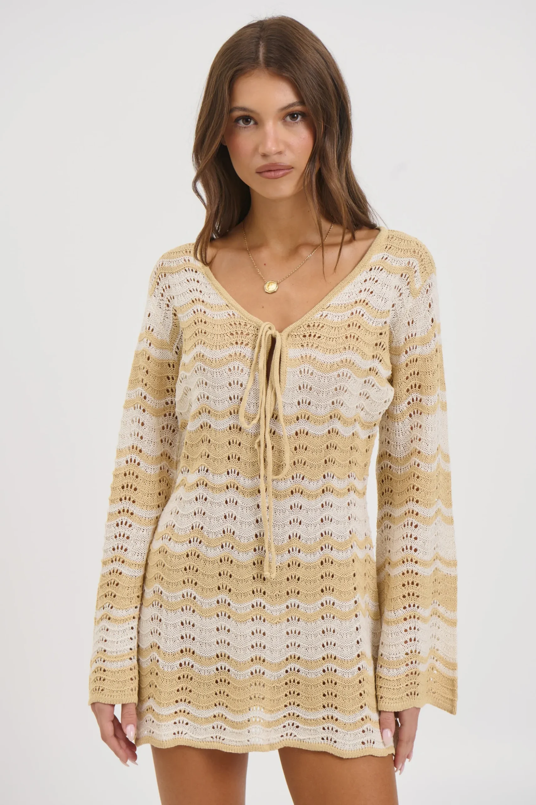 Aria Mini Dress Sand