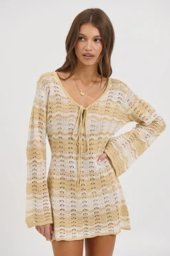 Aria Mini Dress Sand