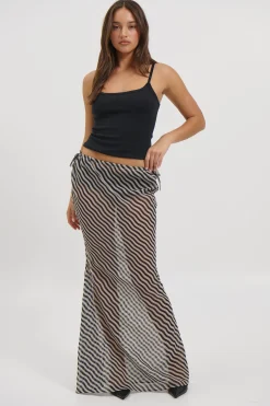 Arianne Maxi Skirt Black