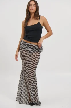 Arianne Maxi Skirt Black