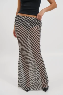 Arianne Maxi Skirt Black