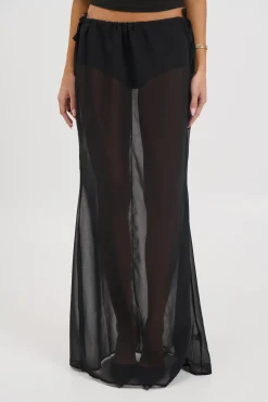 Arianne Maxi Skirt Ink