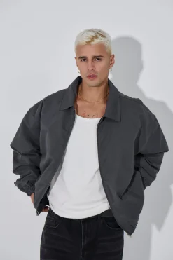 Arik Washed Bomber Stone