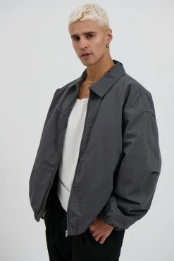 Arik Washed Bomber Stone
