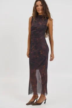 Arnica Maxi Dress Brown