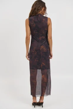 Arnica Maxi Dress Brown