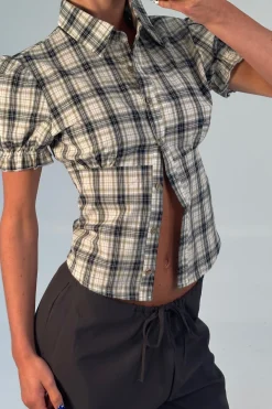 Astra Short Sleeve Shirt Beige