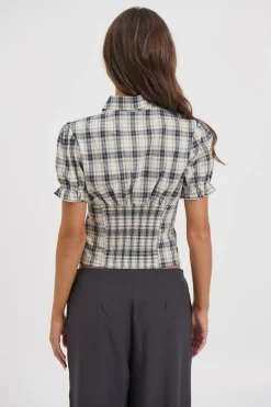 Astra Short Sleeve Shirt Beige