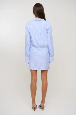 August Shirt Dress Blue
