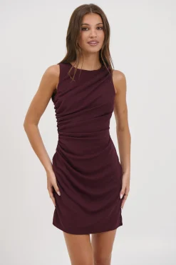 Avalee Mini Dress Plum