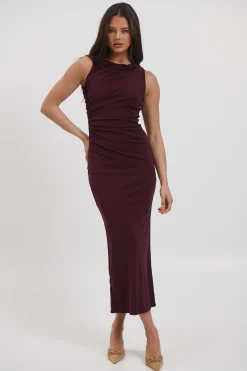 Avery Maxi Dress Plum