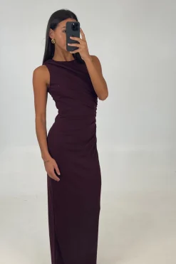 Avery Maxi Dress Plum
