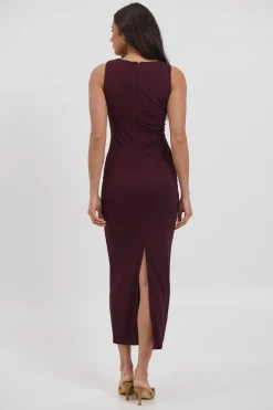 Avery Maxi Dress Plum