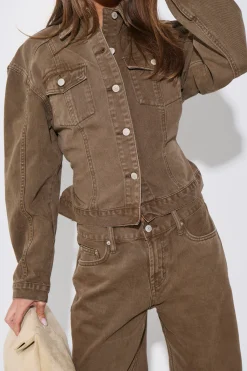 Avery Mid Rise Jean Chocolate