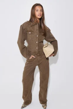 Avery Mid Rise Jean Chocolate