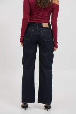 Avery Mid Rise Jean Dark Indigo