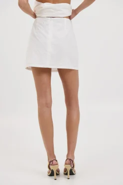 Aviva Mini Skirt White