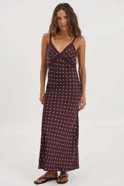 Bailey Maxi Dress Dark Chocolate