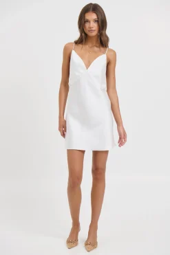 Belly Mini Dress White