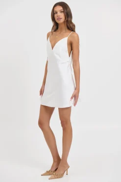 Belly Mini Dress White