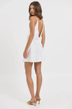 Belly Mini Dress White