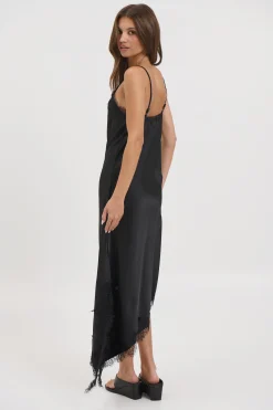 Blair Lace Midi Dress Black