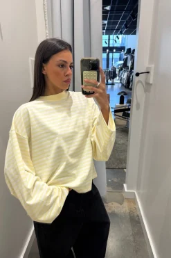 Bloom Long Sleeve Lemon Stripe