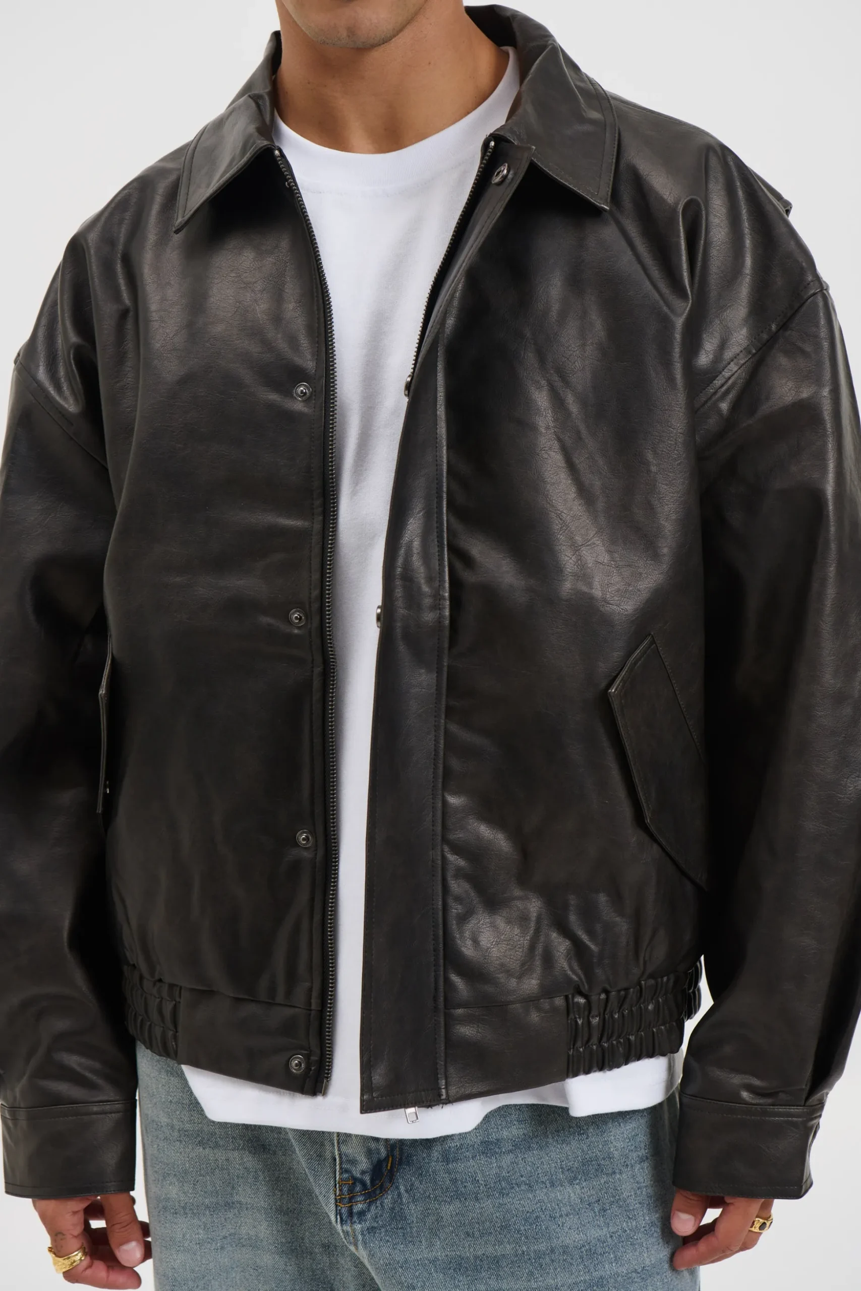 Bomber Jacket Vintage Black