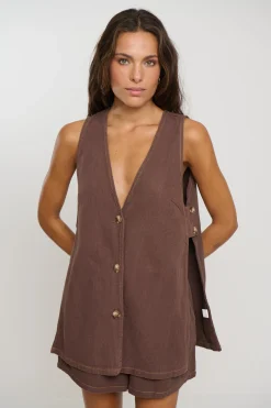 Bonnie Set Chocolate Denim