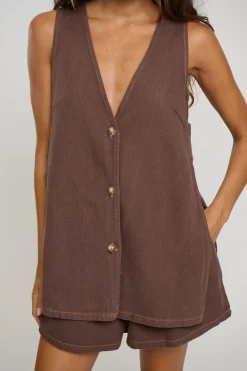 Bonnie Set Chocolate Denim