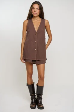 Bonnie Set Chocolate Denim