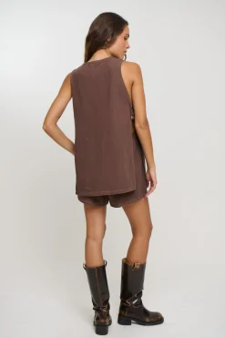 Bonnie Set Chocolate Denim