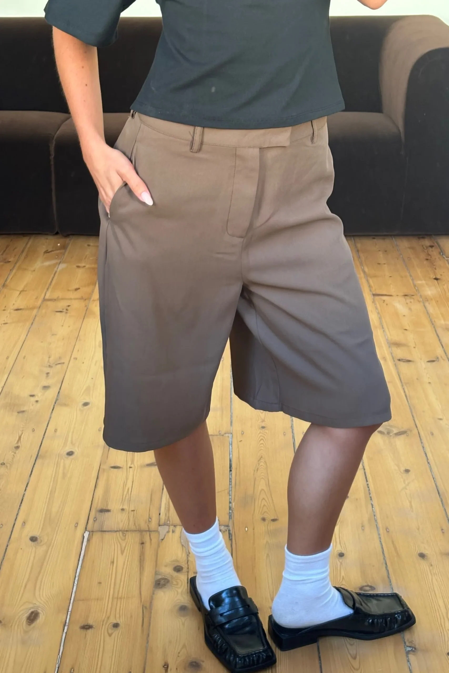 Brooks Bermuda Short Chocolate