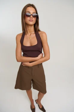 Brooks Bermuda Short Chocolate