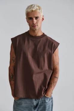 Callin Crop Tank Choc