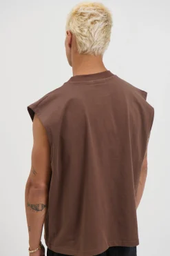 Callin Crop Tank Choc