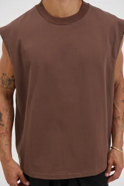 Callin Crop Tank Choc